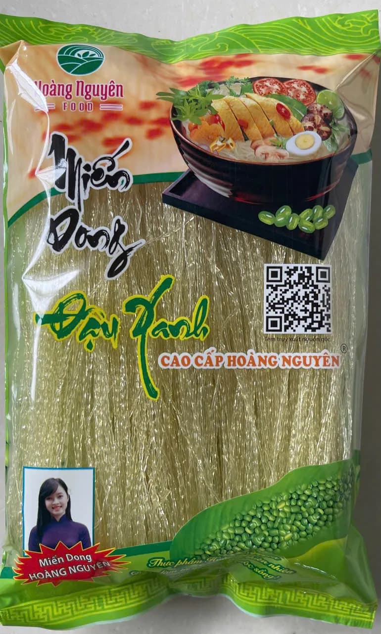 Miến dong đậu xanh Hoàng Nguyên 200gr ( 40 gói / thùng )
